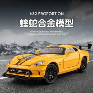 1:32 Viper High Simulation Diecast Metal Alloy Model car Sound Light Pull Back Collection Kids Toy Gifts